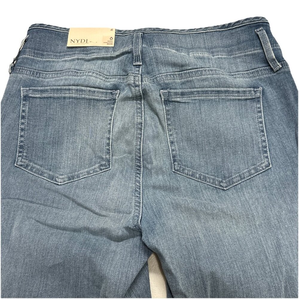 NYDJ Chloe Capri Jeans Hollywood Waistband Thistle Falls Size 4 Cropped Denim - Picture 6 of 11